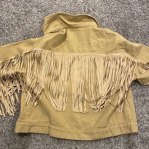 12th tribe fringe jacket